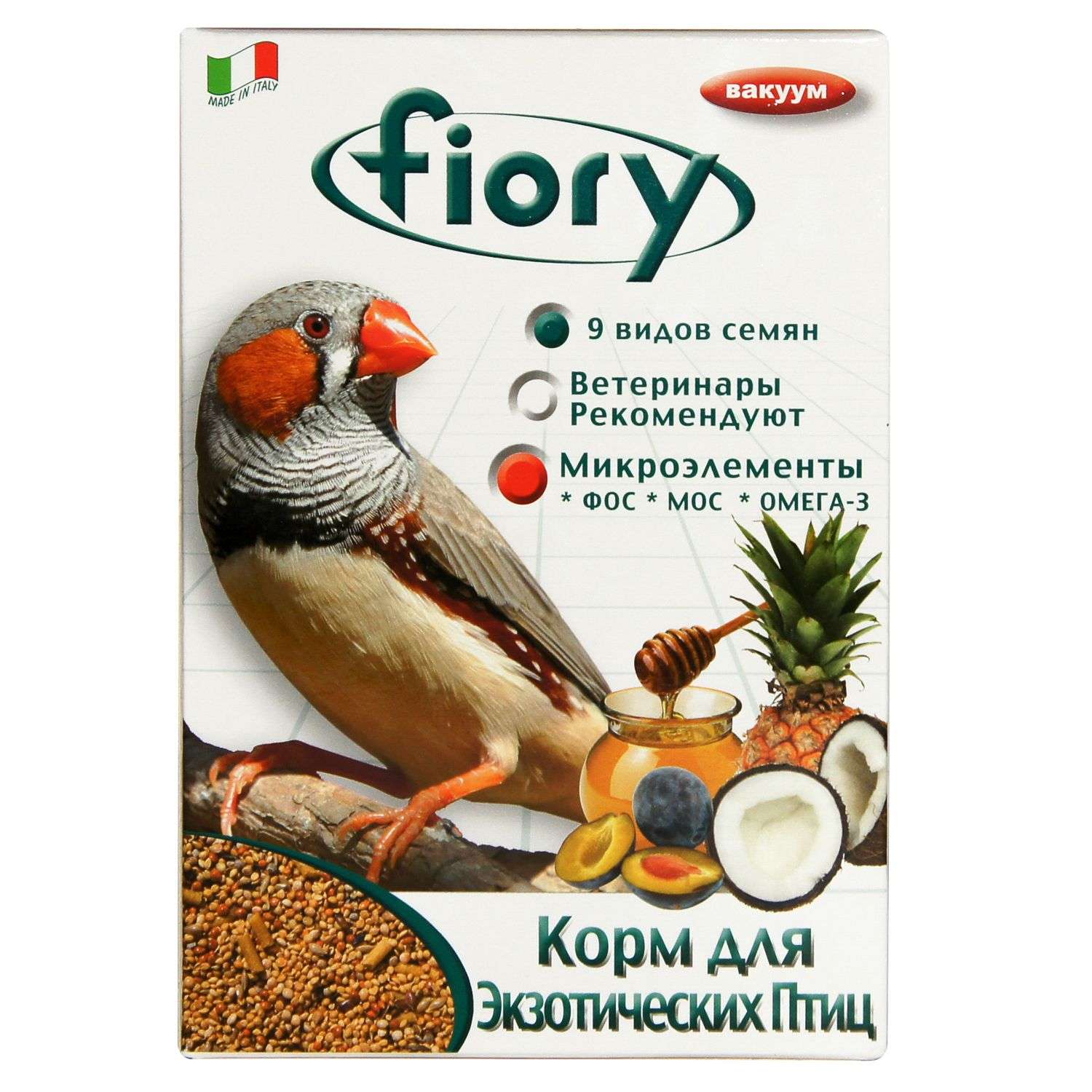 Корм для птиц Fiory Esotici экзотических 400г - фото 1
