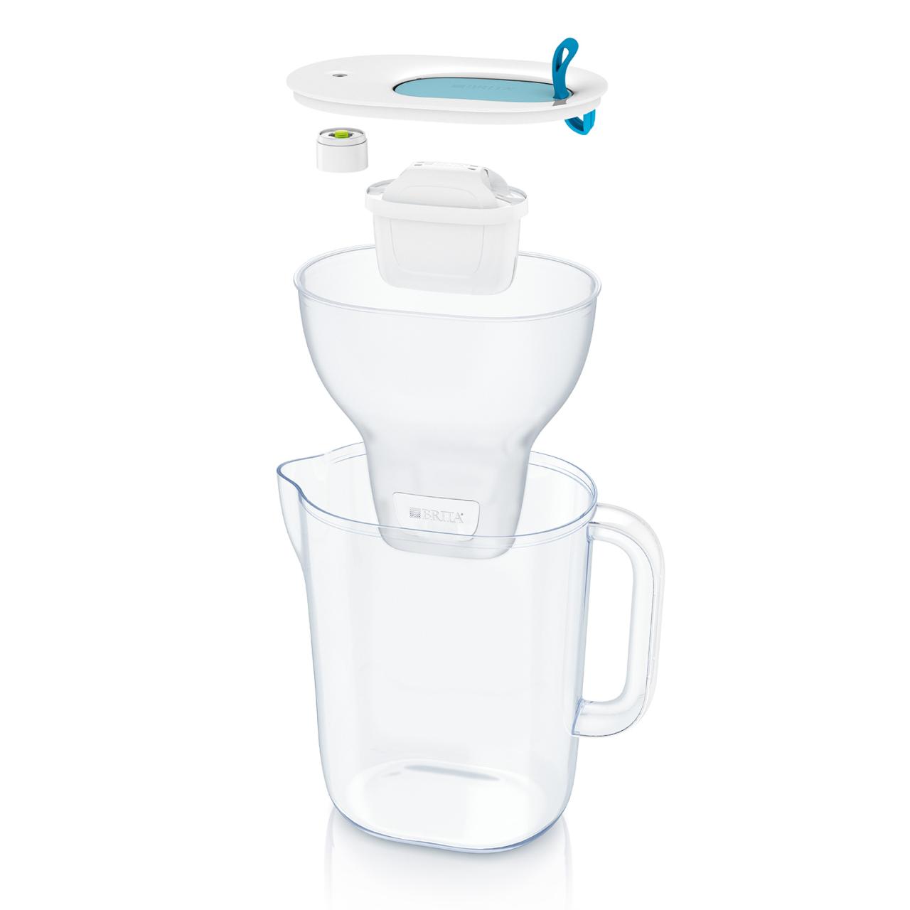 Фильтр-кувшин для воды BRITA Style MX+ LED Синий 2.4 - фото 2