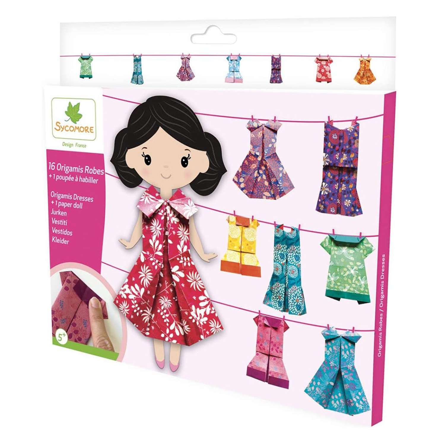 Набор для создания оригами Sycomore pokets платья для куклы CRE4099 - фото 1