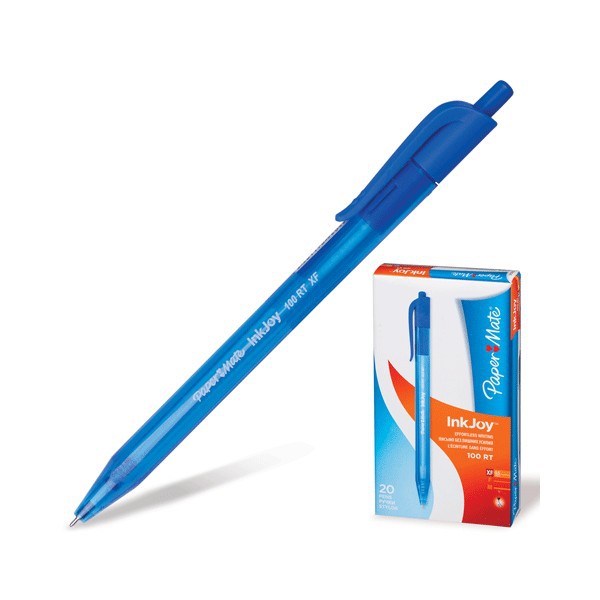 Ручка шариковая PAPER MATE 100 синяя - фото 1
