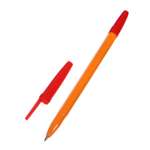 Ручка Calligrata 0.7 мм красная корпус оранжевый
