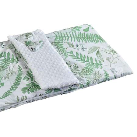 Спальный мешок AmaroBaby детский EXCLUSIVE Soft Collection Папоротники