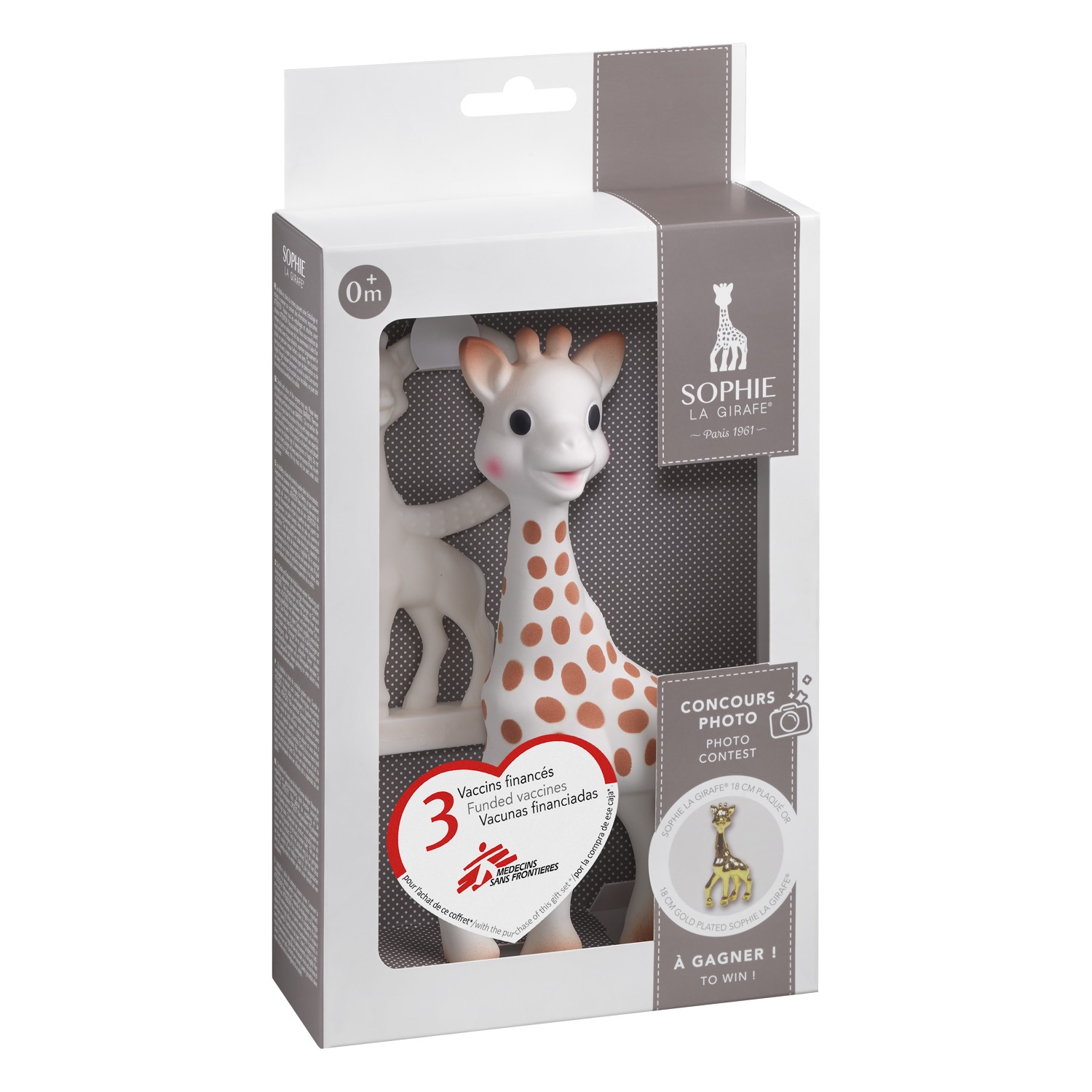 Игровой набор Sophie la girafe Жирафик Софи с прорезывателем - фото 4