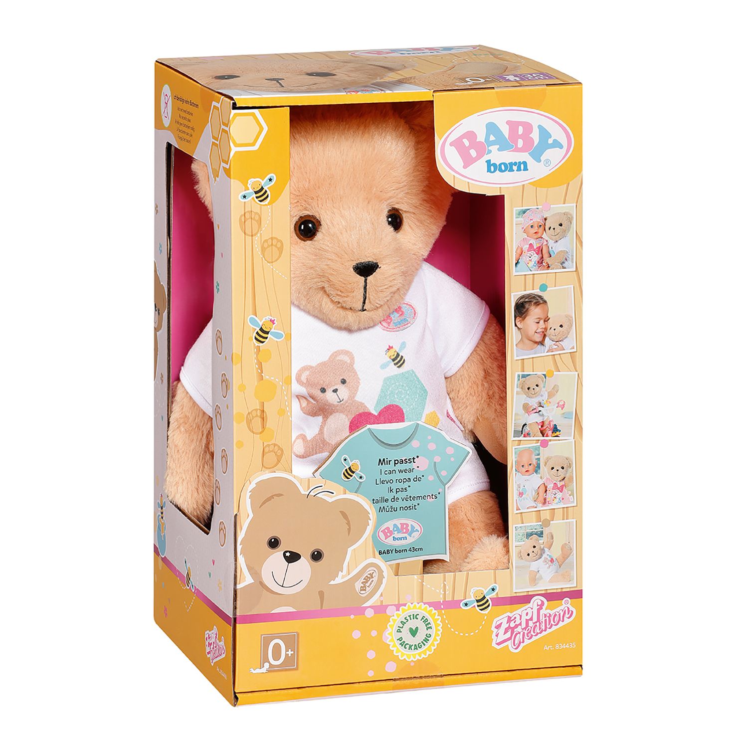 Игрушка мягкая Baby born Мишка с аксессуарами 834435/41296 - фото 8