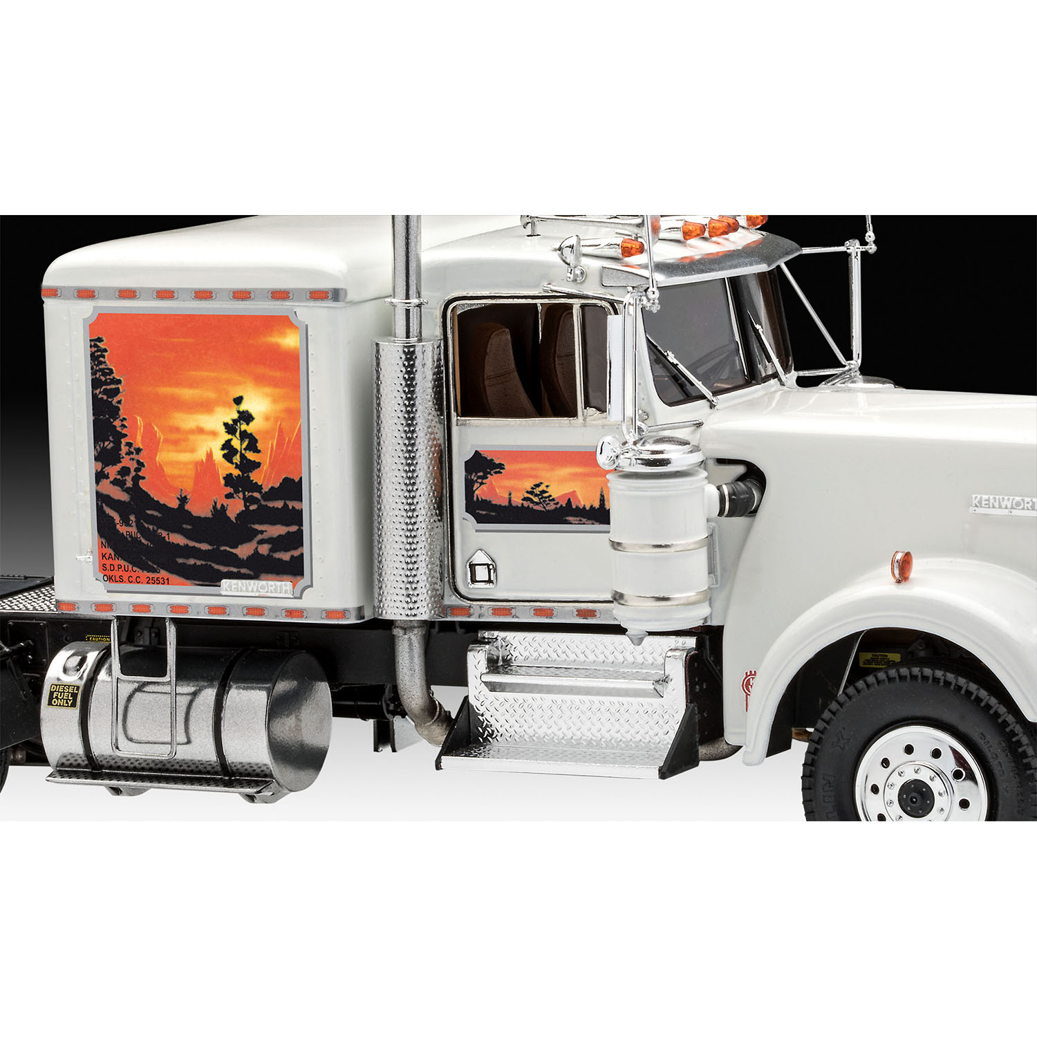 Модель для сборки Revell Грузовик Kenworth W-900 07659 - фото 5