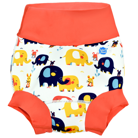 Подгузник для плавания Splash About Happy Nappy Слоники M