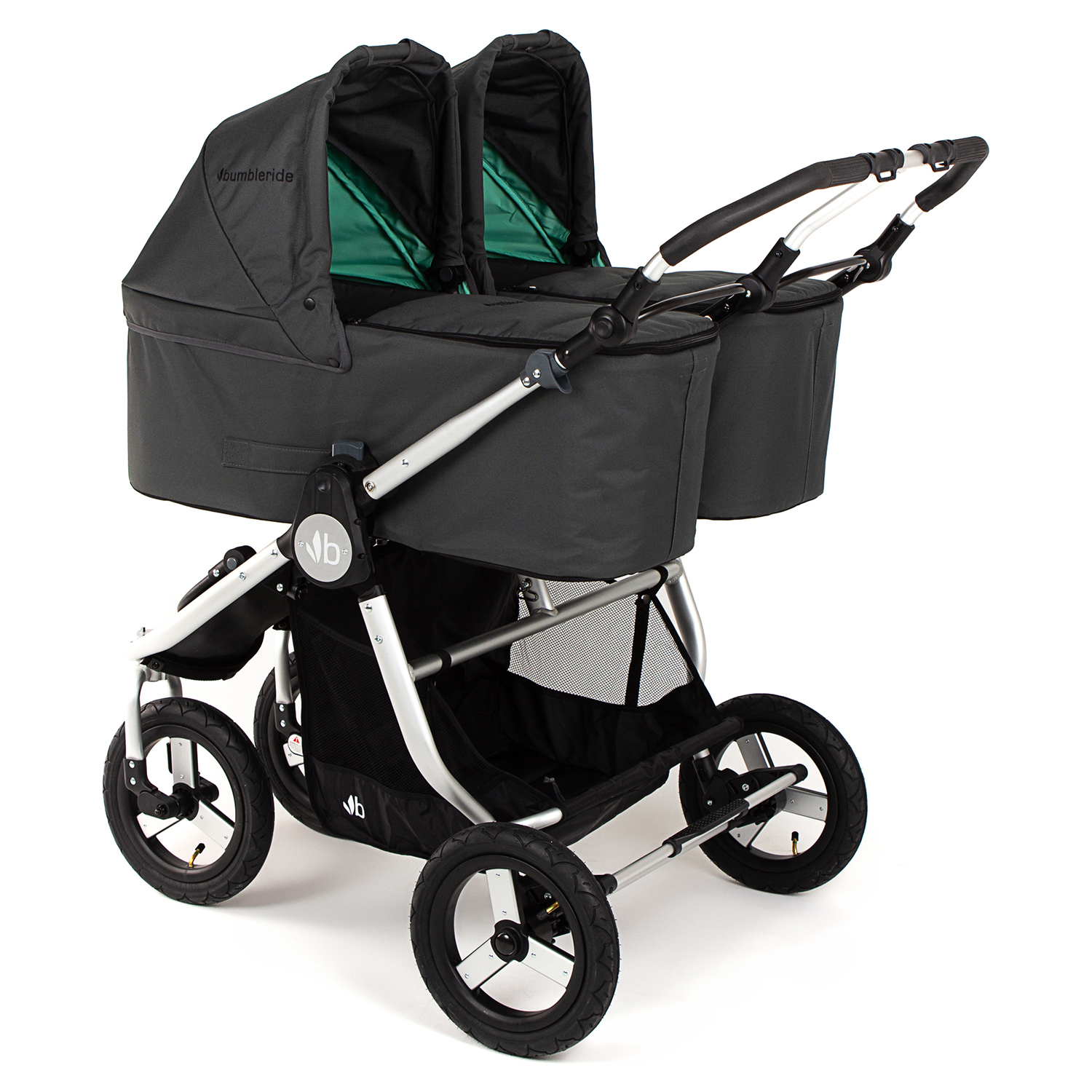 Люлька Bumbleride Bassinet для Indie Twin/Dawn Grey Mint BTN-75DGM - фото 11