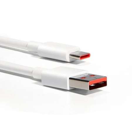 Кабель XIAOMI BHR6032GL Type-C - USB 6 А 1 м быстрая зарядка белый