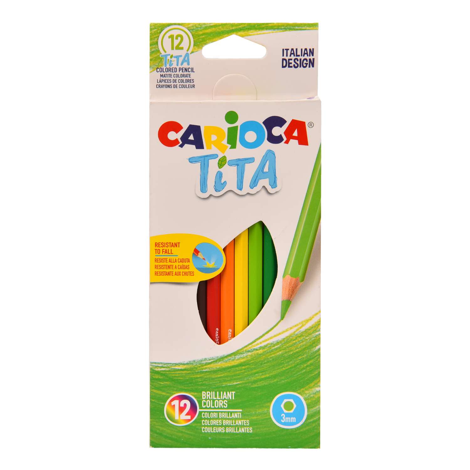 Карандаши цветные CARIOCA Tita 12цветов 42793 - фото 1