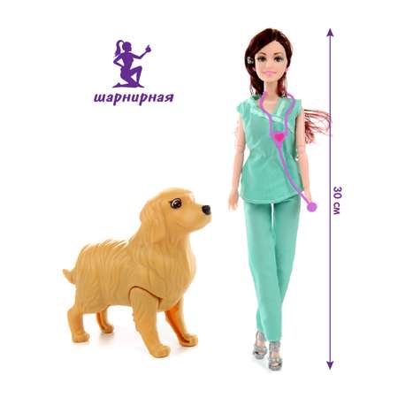 Кукла Veld Co Кукла модель Barbie с собакой