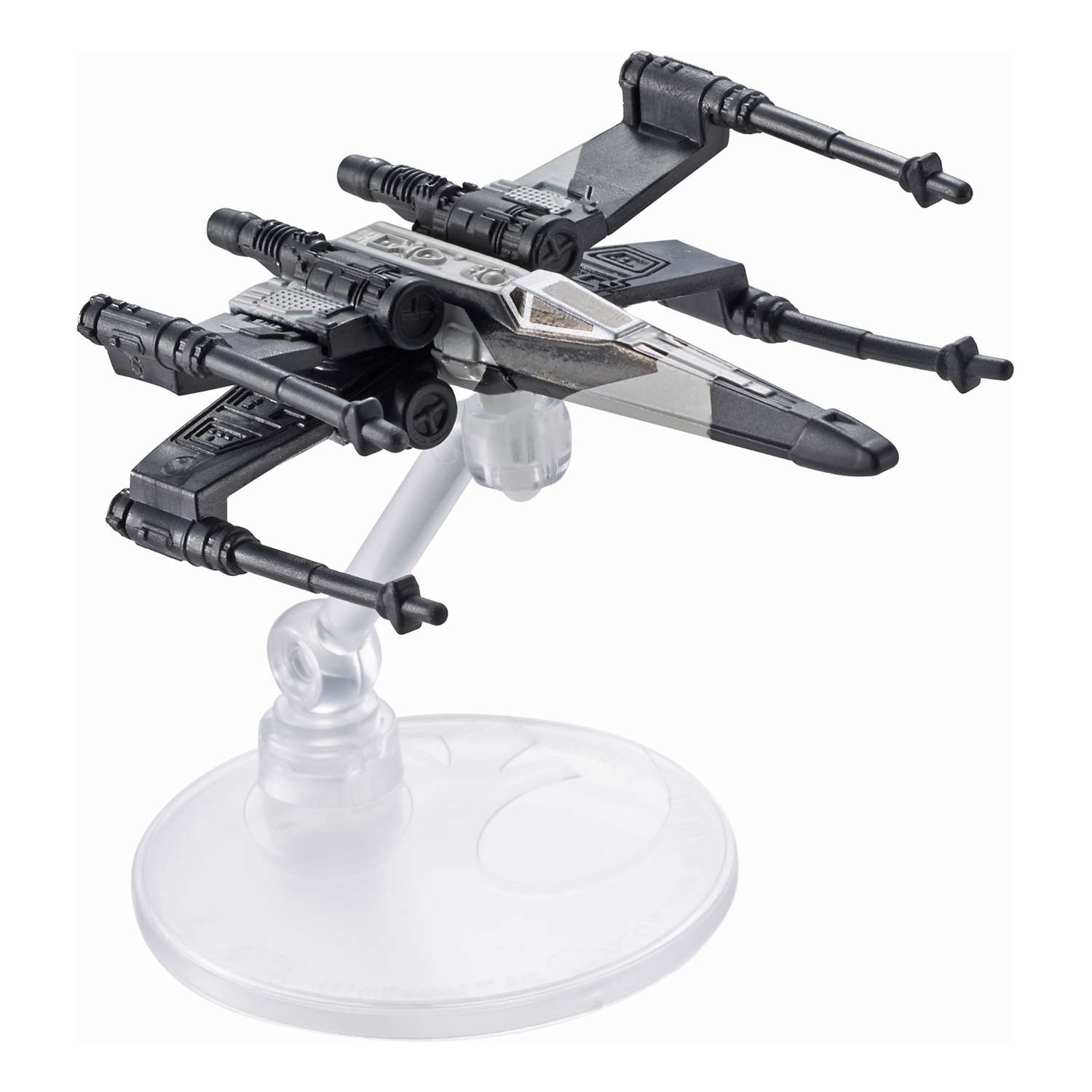 Звездолет Hot Wheels Star Wars X-wing Черно-белый DYK03 DXD96 - фото 1