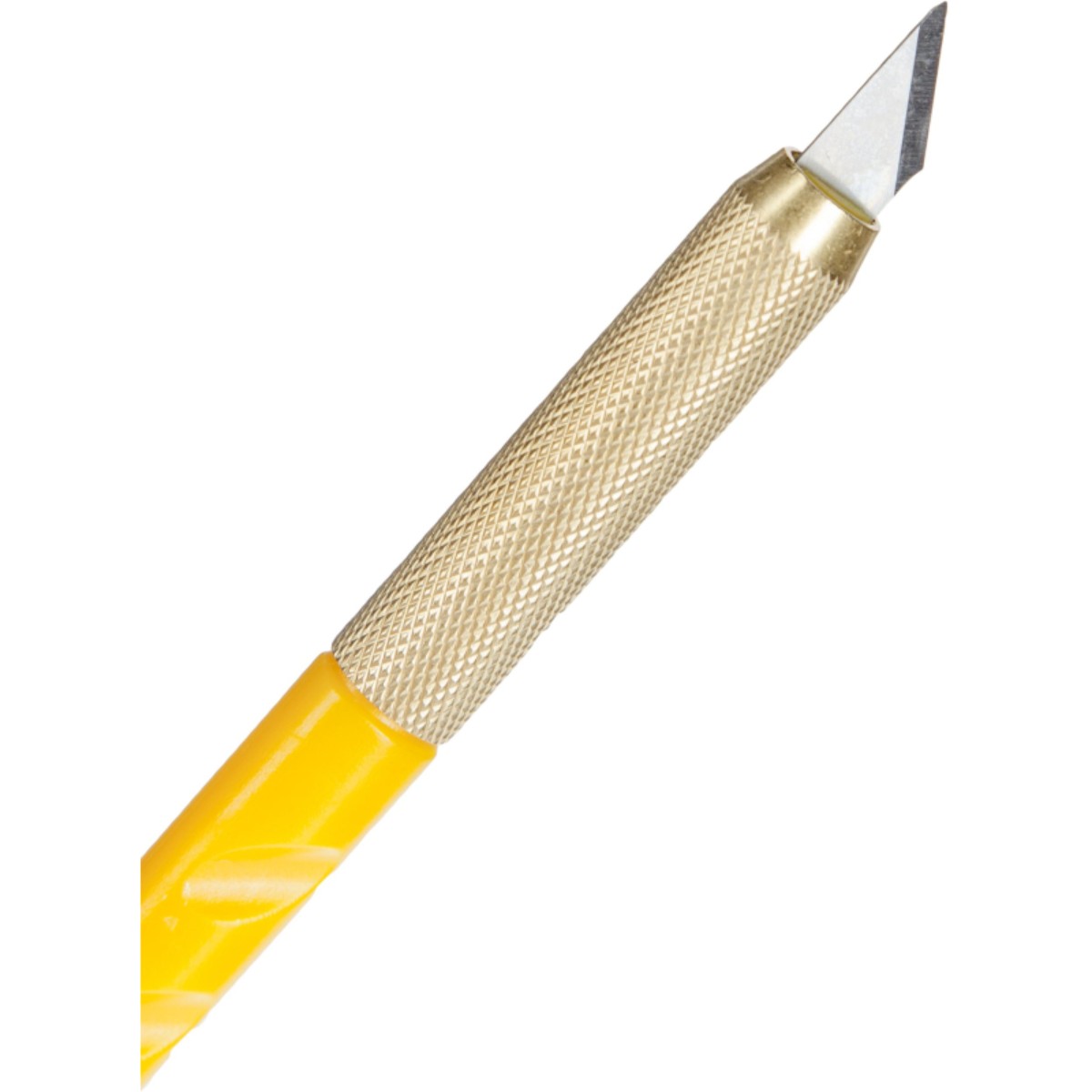 Канцелярский нож Attache Selection с перовым лезвием цвжелтый 3 шт - фото 6