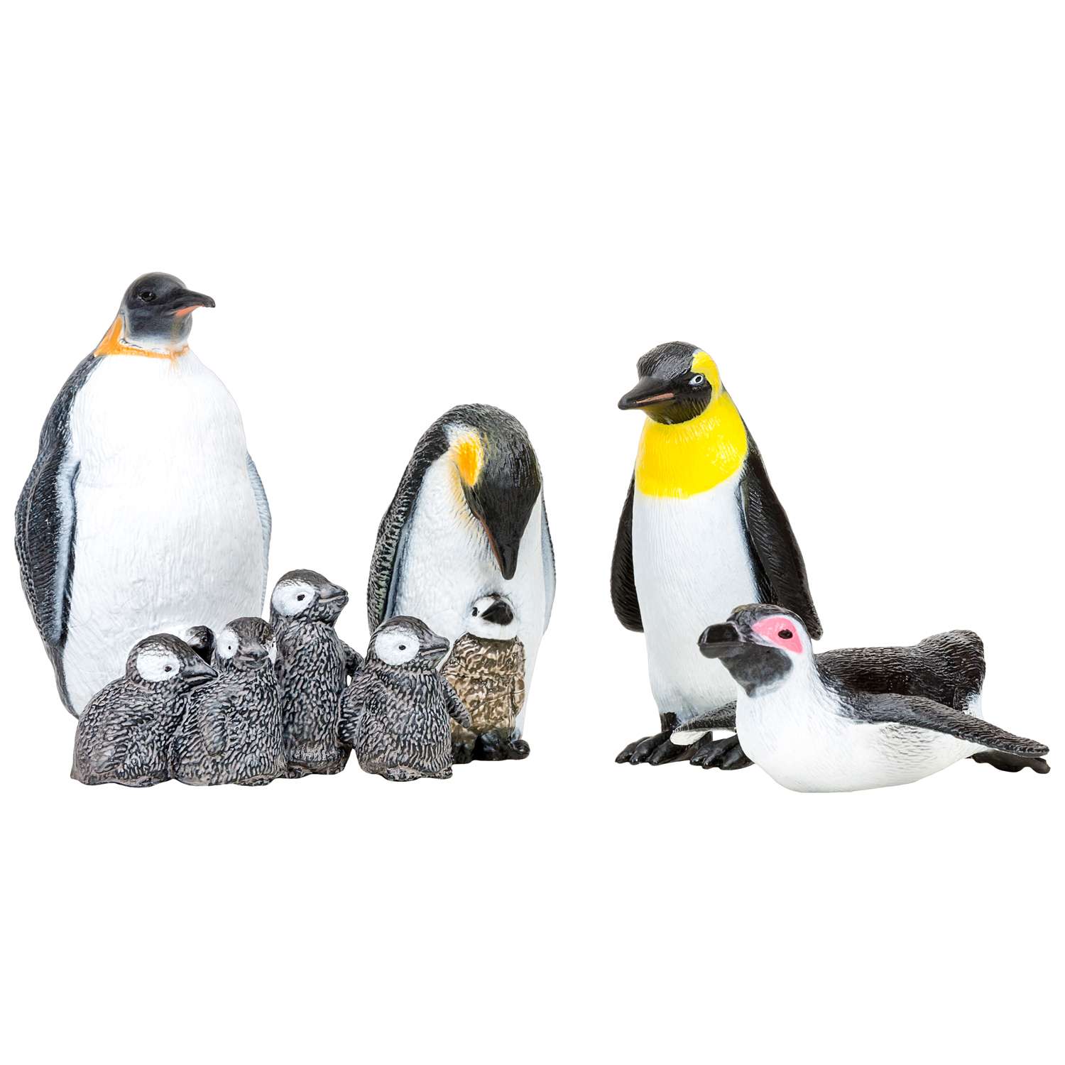 Набор фигурок  Masai Mara Мир морских животных Семья пингвинов 5 предметов ММ203-002 - фото 8