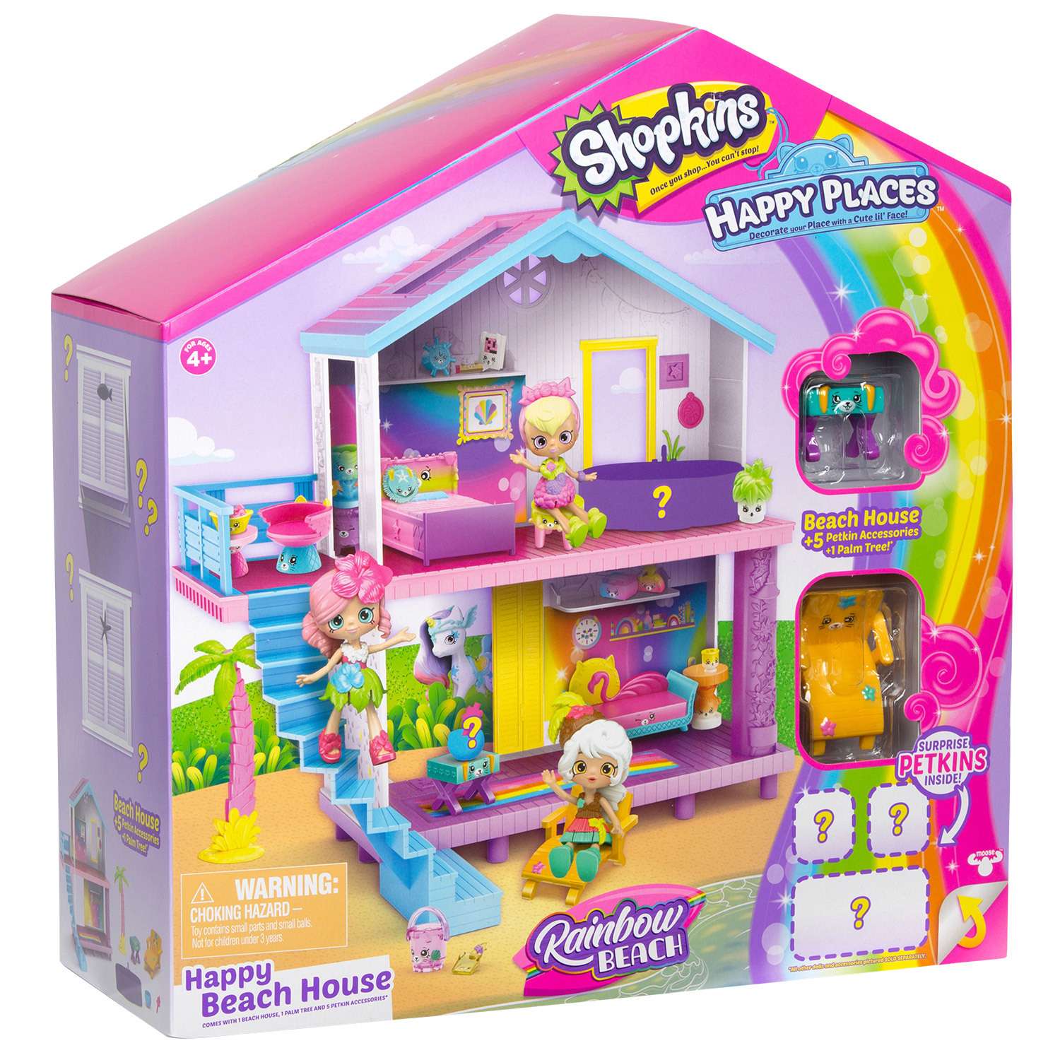 Игрушка Happy Places Shopkins Пляжный домик в непрозрачной упаковке (Сюрприз) 56860 - фото 3