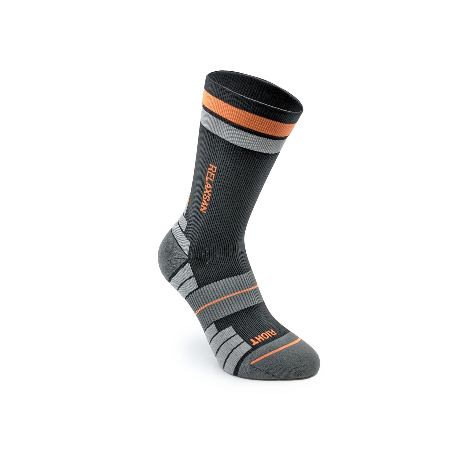 Спортивные носки RELAXSAN 801 сер-оранж - фото 1