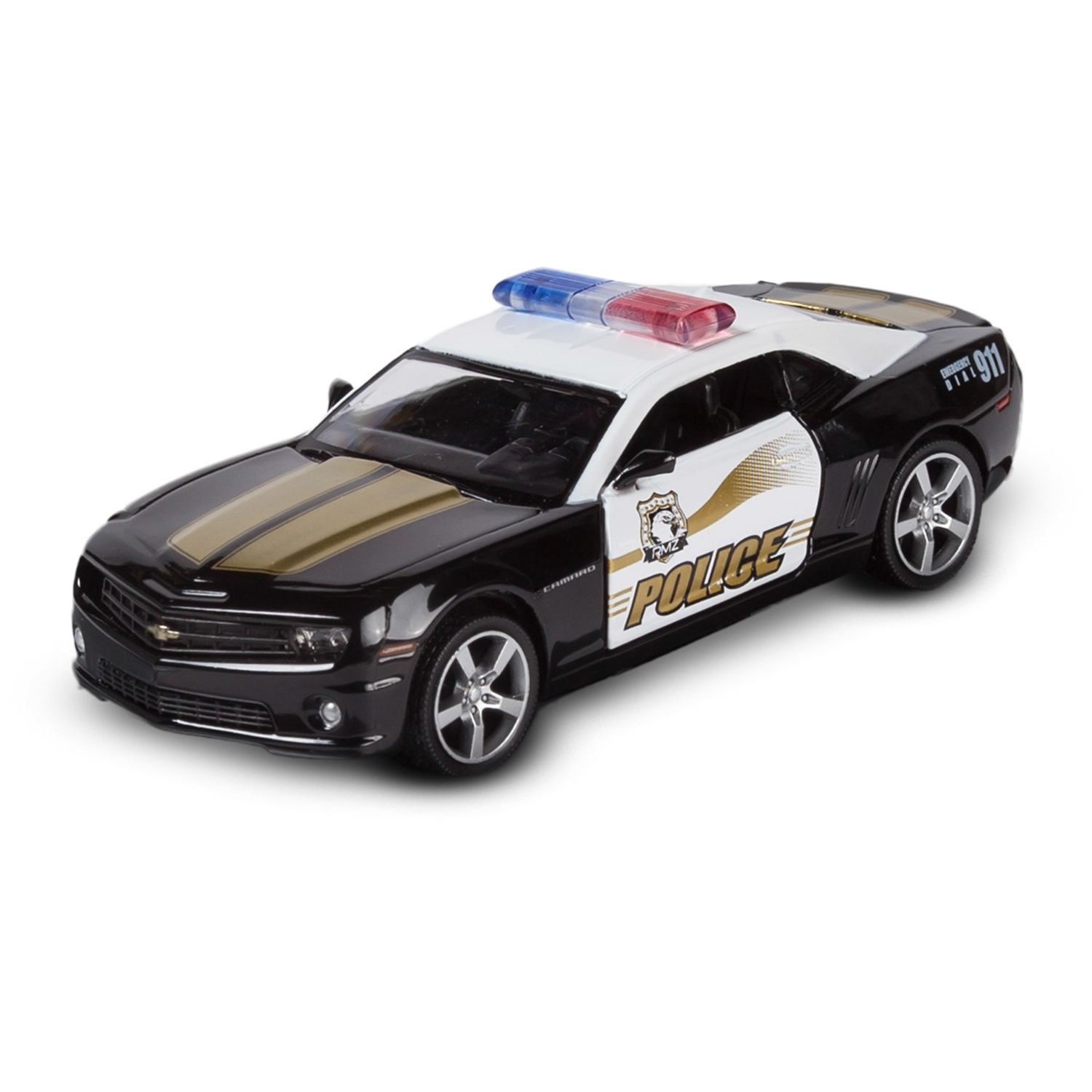 Полицейская машина Mobicaro Chevrolet Camaro 1:32 без механизмов 544005P - фото 1