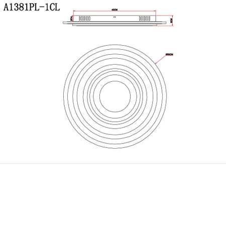 Потолочный светильник ARTE LAMP Multi-Bead A1381PL-1CL