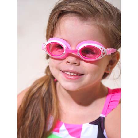 Очки для плавания PlayToday розовые 12221291