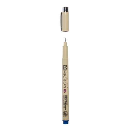 Ручка капиллярная Sakura Pigma Micron 05 цвет чернил: королевский синий