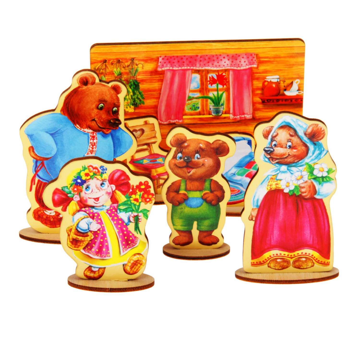 Кукольный театр Лесная мастерская на столе Три медведя Лесная мастерская - фото 4