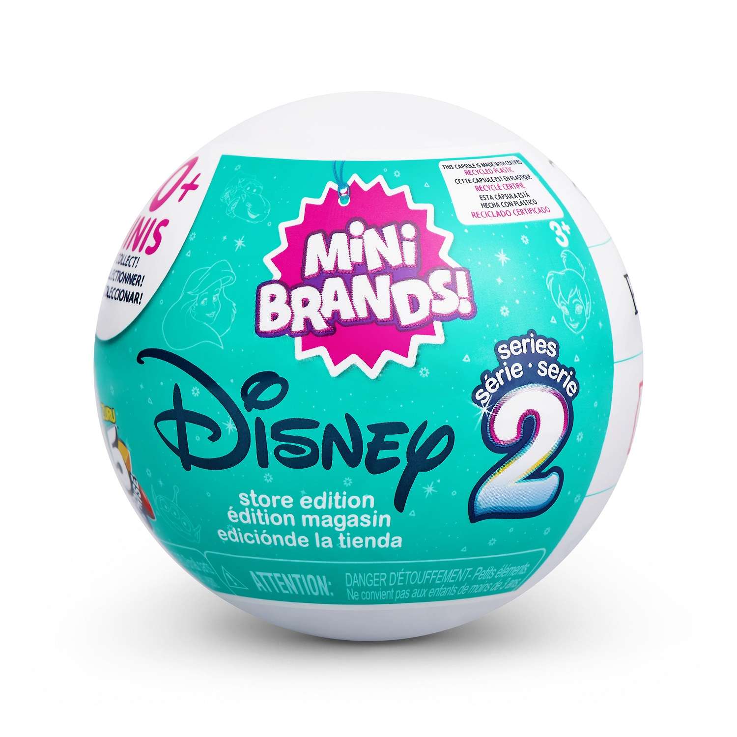 Игрушка Zuru 5 surprise Mini brands Disney Шар в непрозрачной упаковке (Сюрприз) 77353 - фото 1
