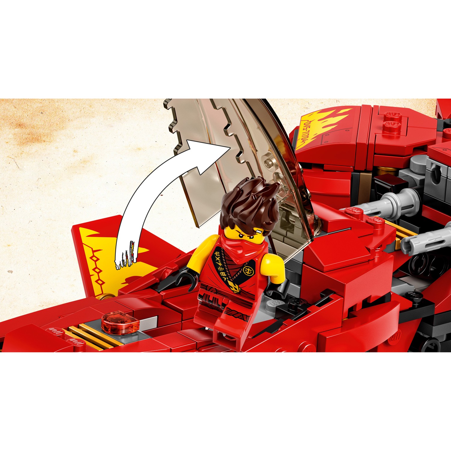 Конструктор LEGO Ninjago Истребитель Кая 71704 - фото 12