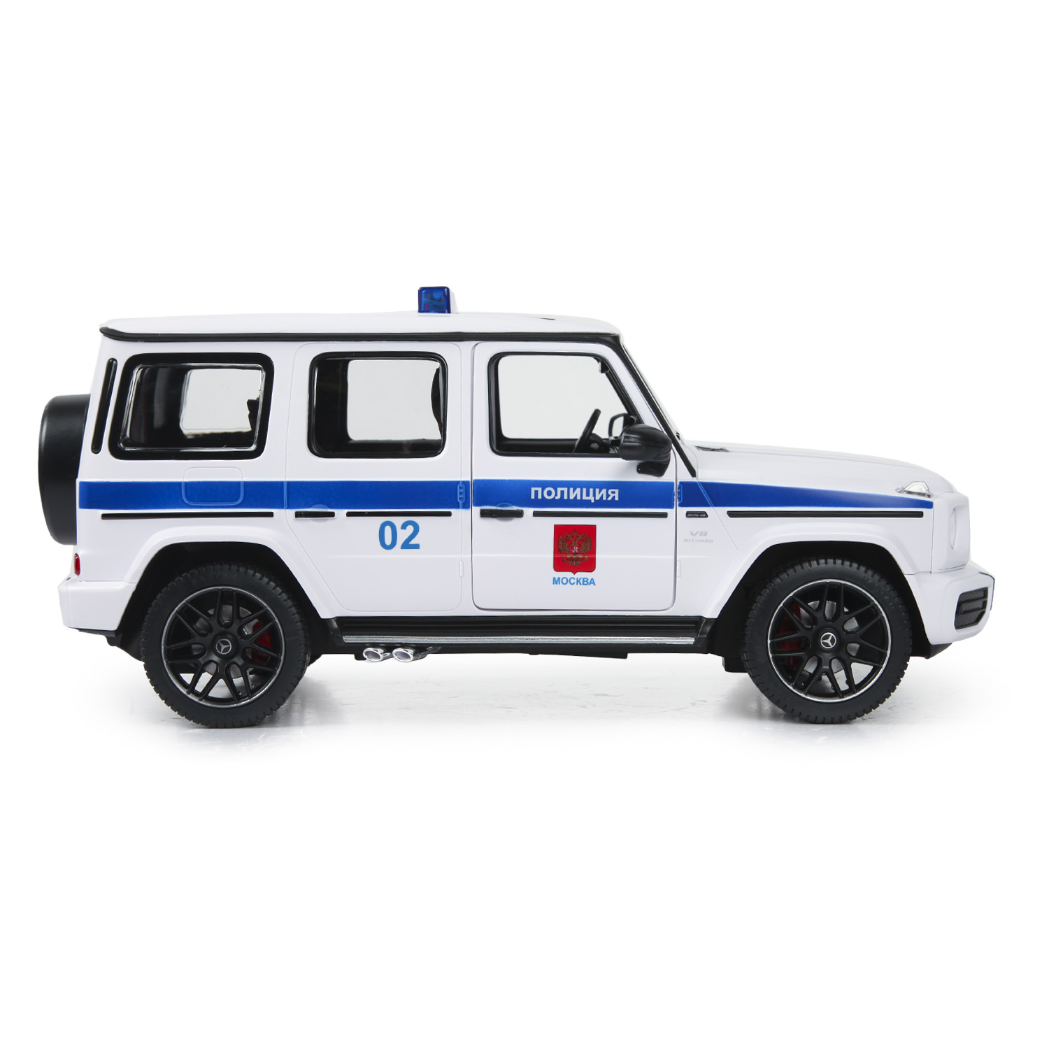 Машина Rastar РУ 1:14 Mercedes-Benz G63 Белая 95700P - фото 5