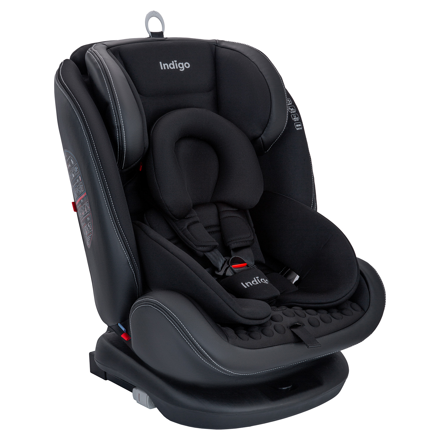 Автокресло Indigo Aero pro isofix Черно-Белый - фото 1