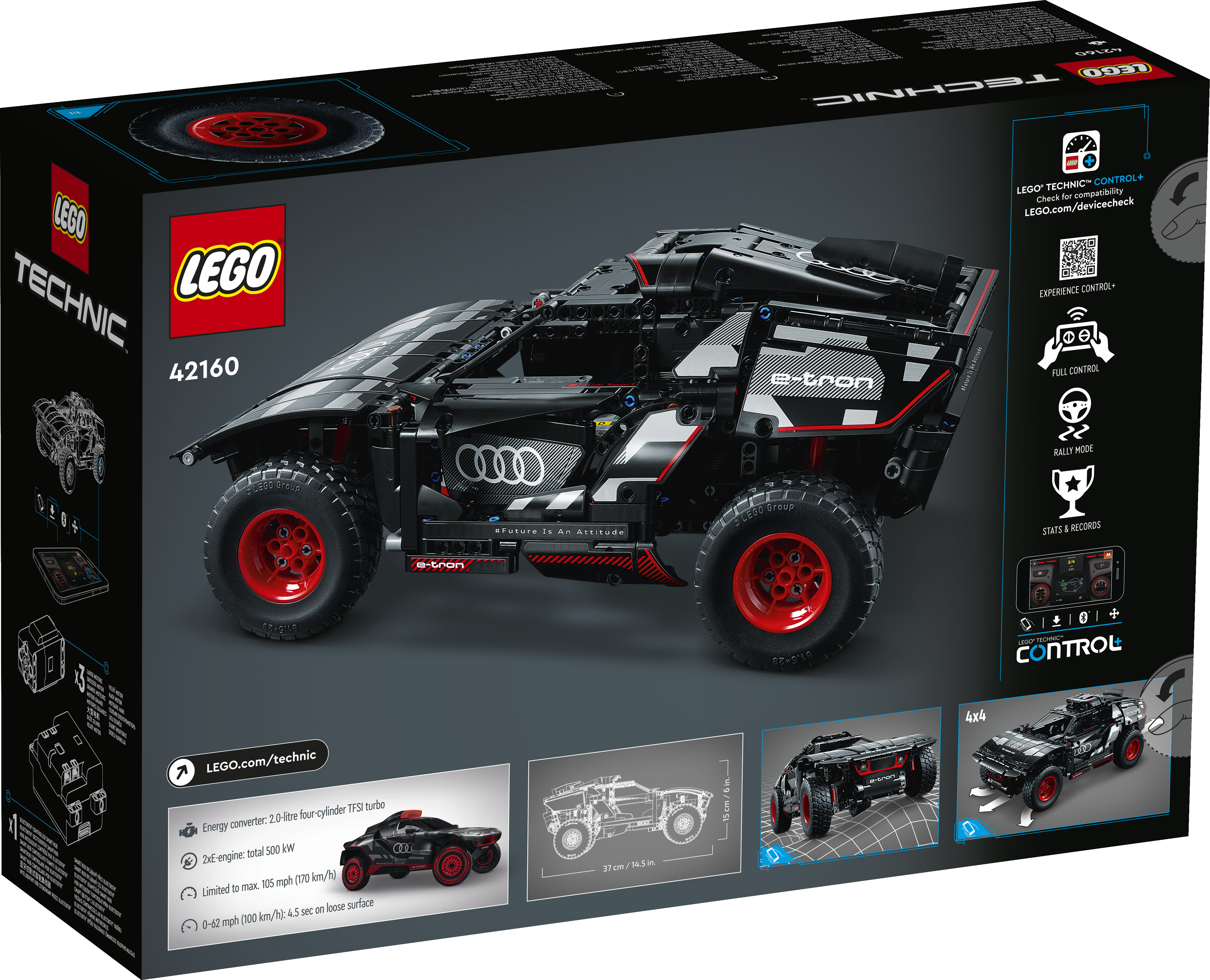 Конструктор LEGO Technic Audi RS Q e-tron 42160 - фото 8