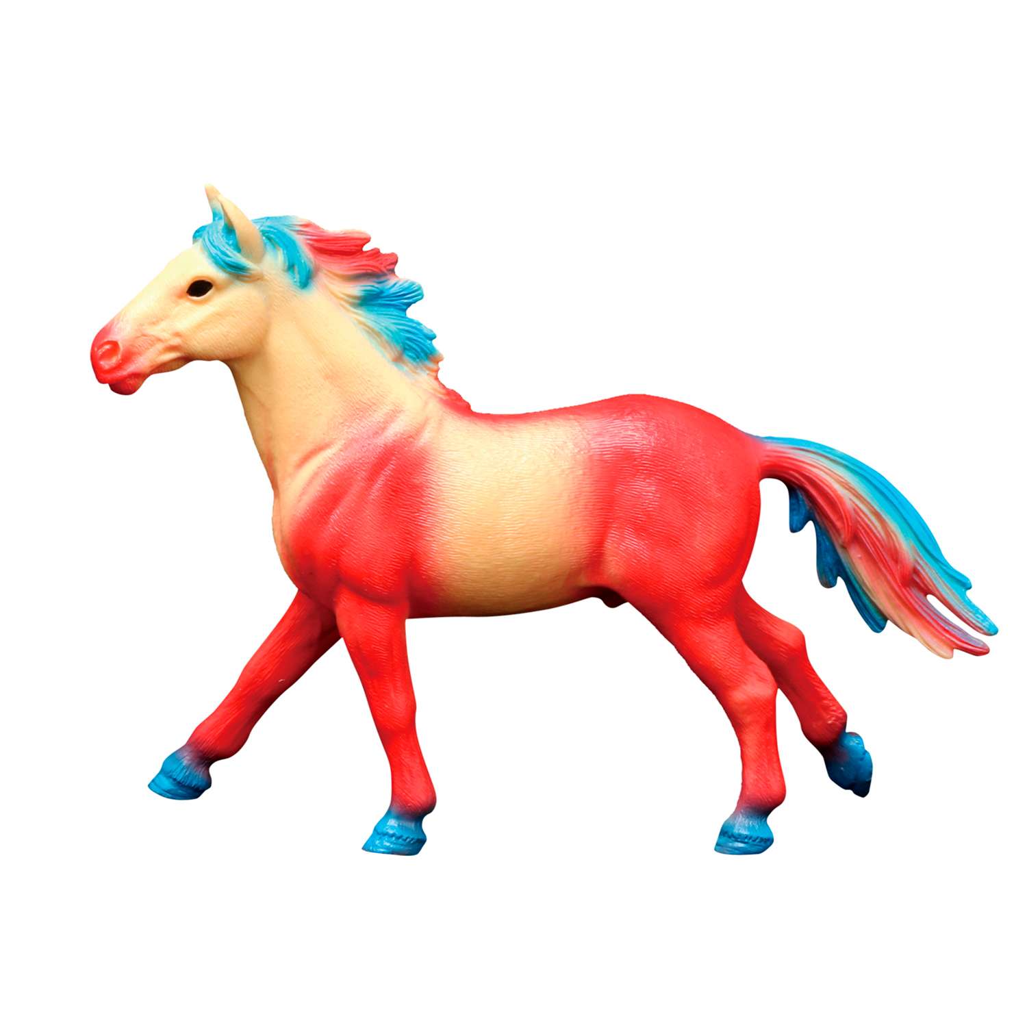 Игрушка фигурка Masai Mara Сказочная красно-желтая лошадь MM206-432 - фото 3