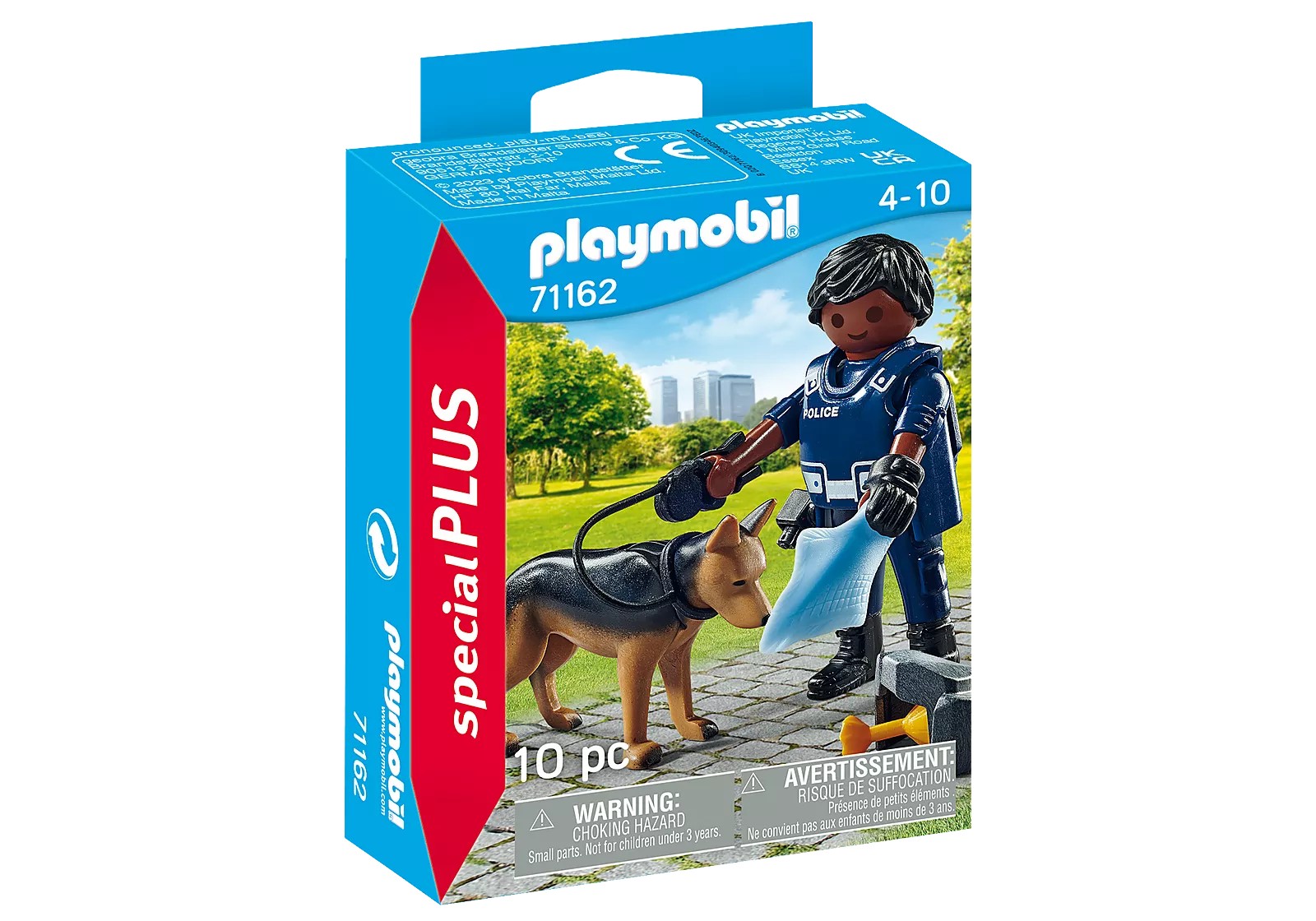 Конструктор Playmobil Policeman with Dog Полицейский с собакой - фото 1