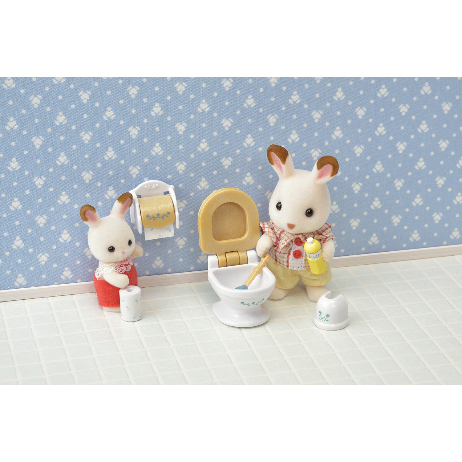 Игровой набор Sylvanian Families Мебель для ванной комнаты - фото 7