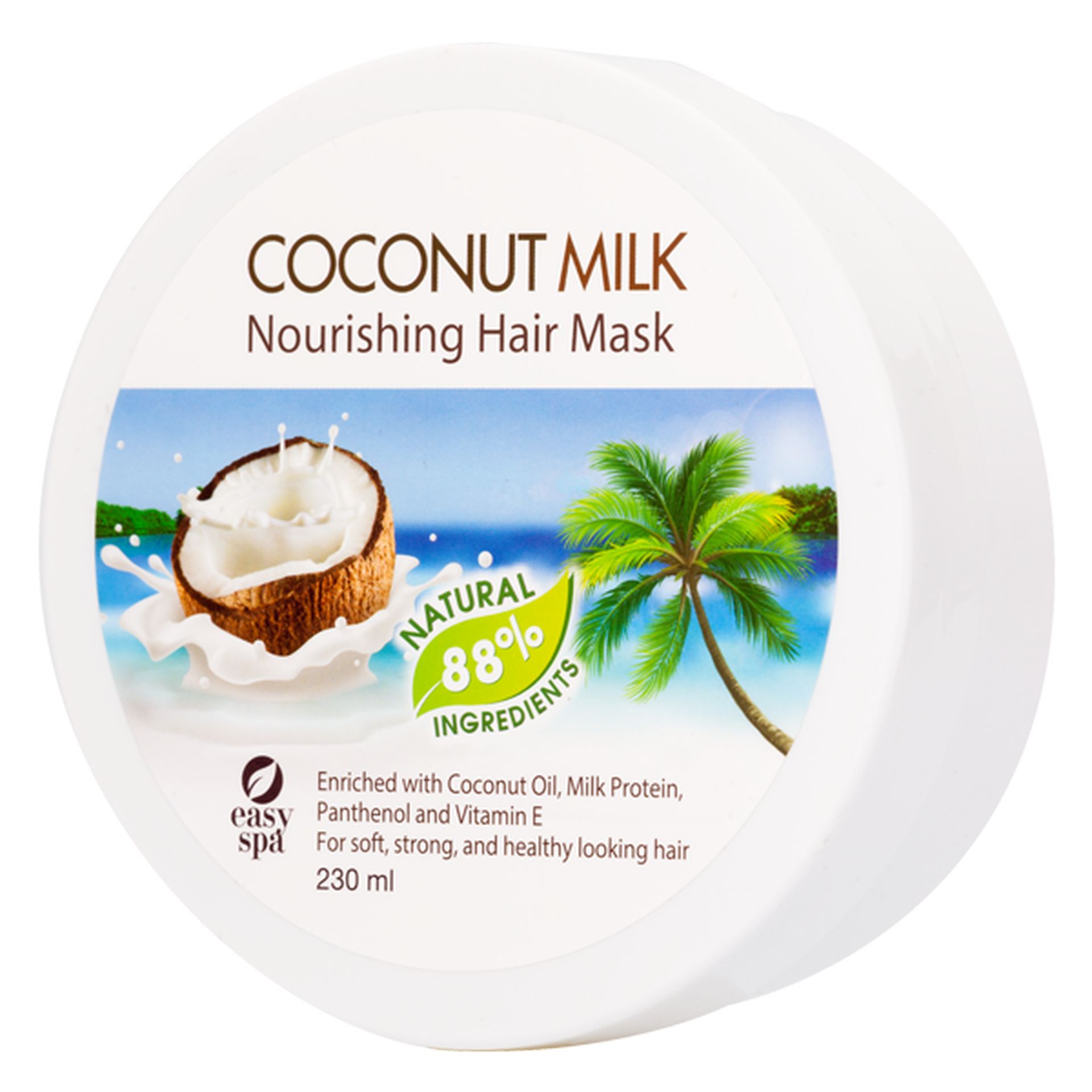 Маска для волос EASY SPA питательная Coconut Milk 230 мл - фото 1