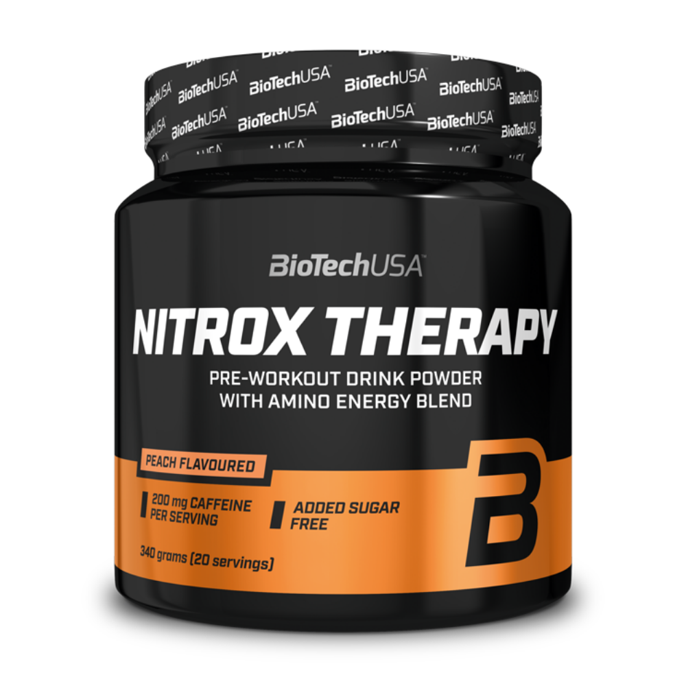 Предтренировочный комплекс BiotechUSA Nitrox Therapy 340 г. персик - фото 1