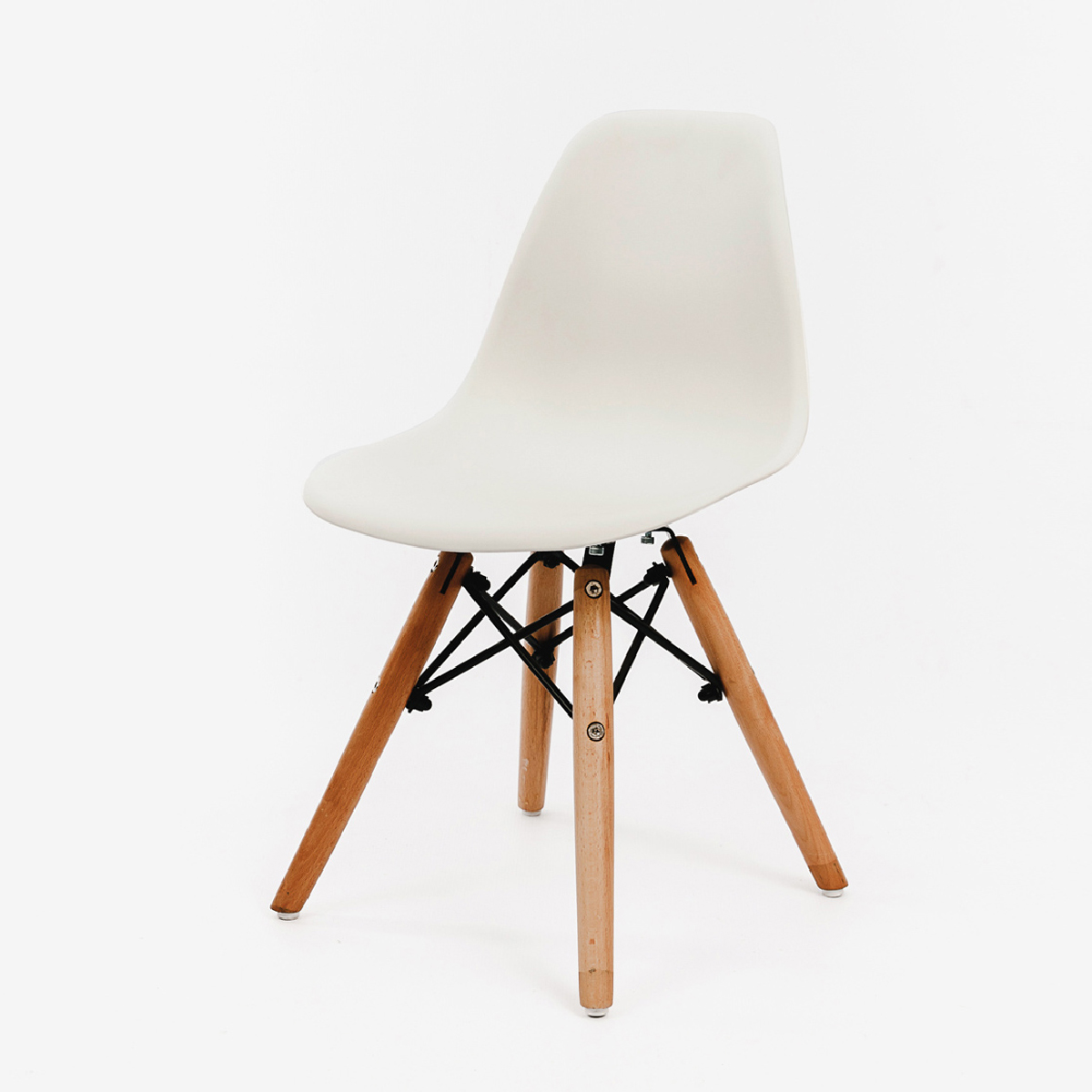 Стул детский DERSTUHL 110 Wood Eames белый - фото 1