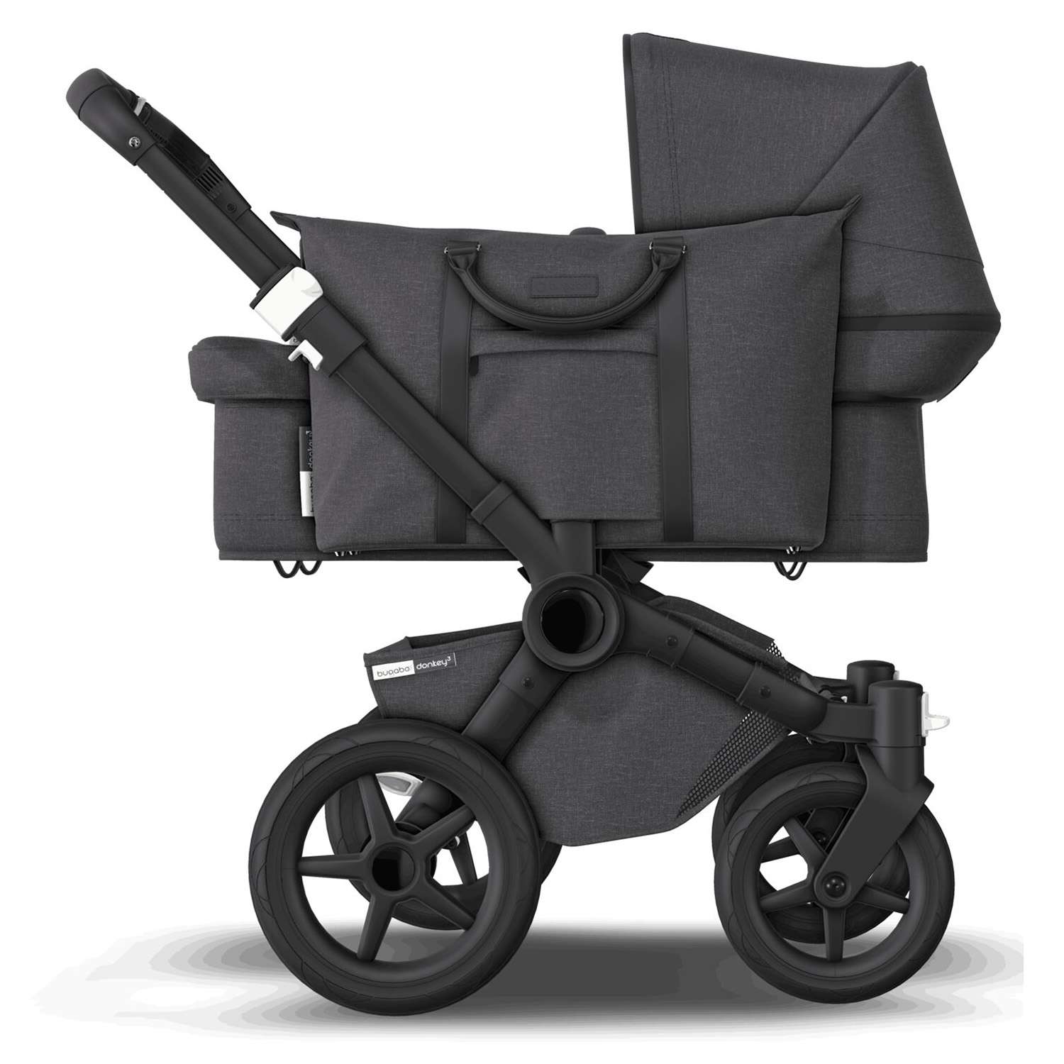 Коляска 2 в1 Bugaboo Donkey3 Complete Mineral Black-Washed Black 180154MC01 - фото 25