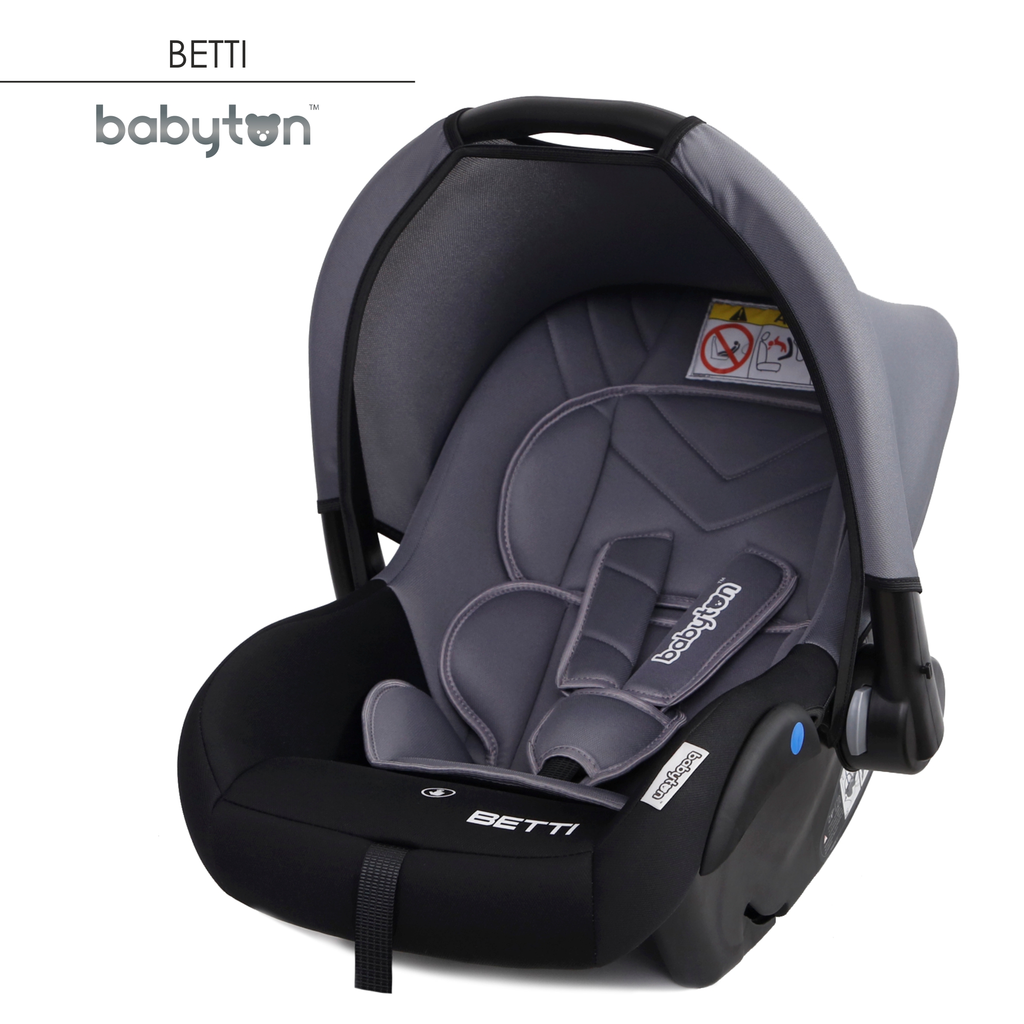 Автокресло Babyton Betti Grey купить по цене 2629 ₽ в интернет-магазине  Детский мир