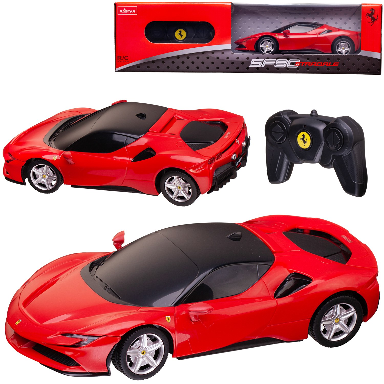 Автомобиль РУ Rastar Ferrari 1:24 - фото 3