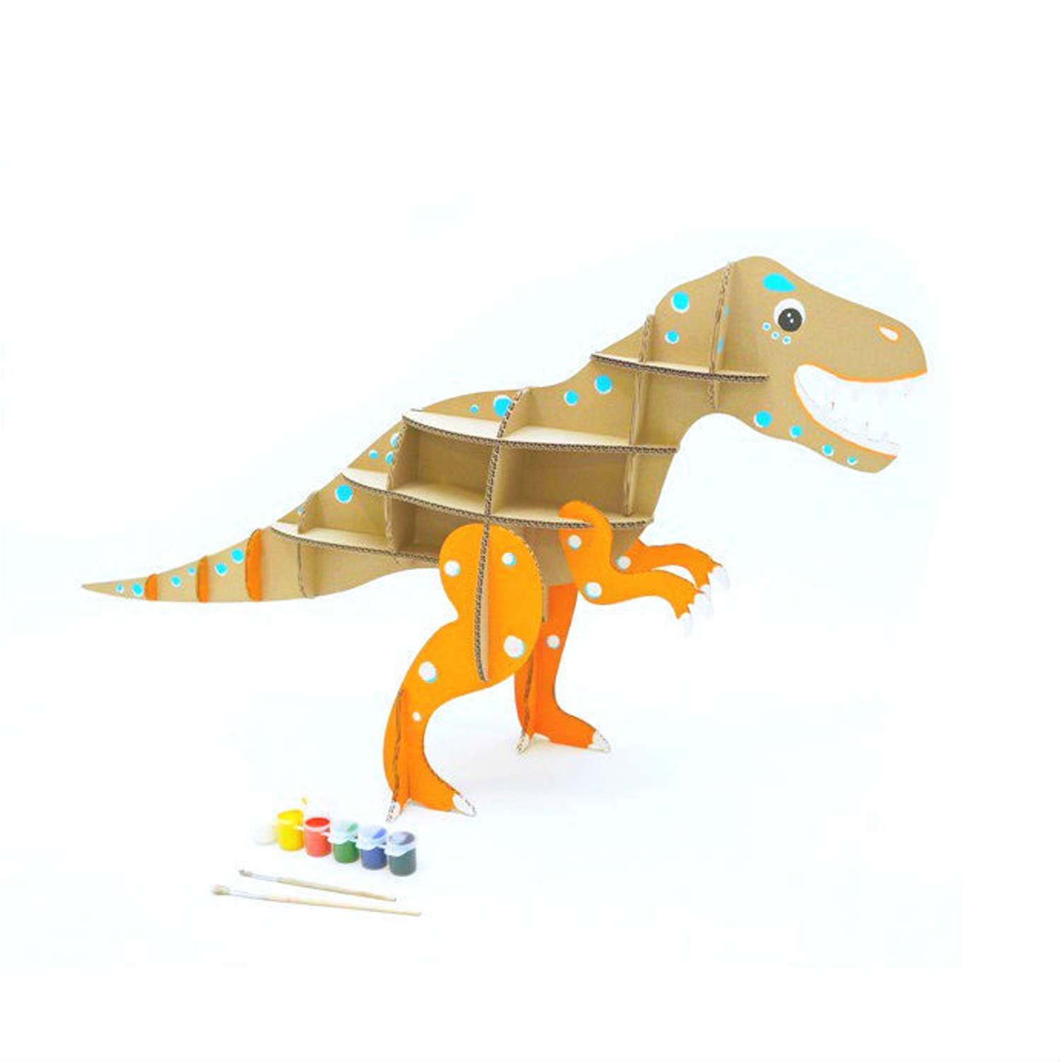 Набор из картона Attivio Сборный крафтовый Тираннозавр CD-DINOTREX-B - фото 1