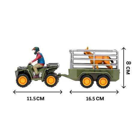 Набор фигурок Masai Mara машинка фермер лошадь ММ205-020