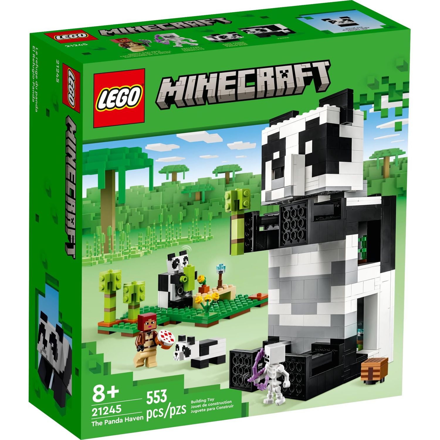 Конструктор LEGO Minecraft Дом панды 21245 купить по цене 5499 ₽ в  интернет-магазине Детский мир