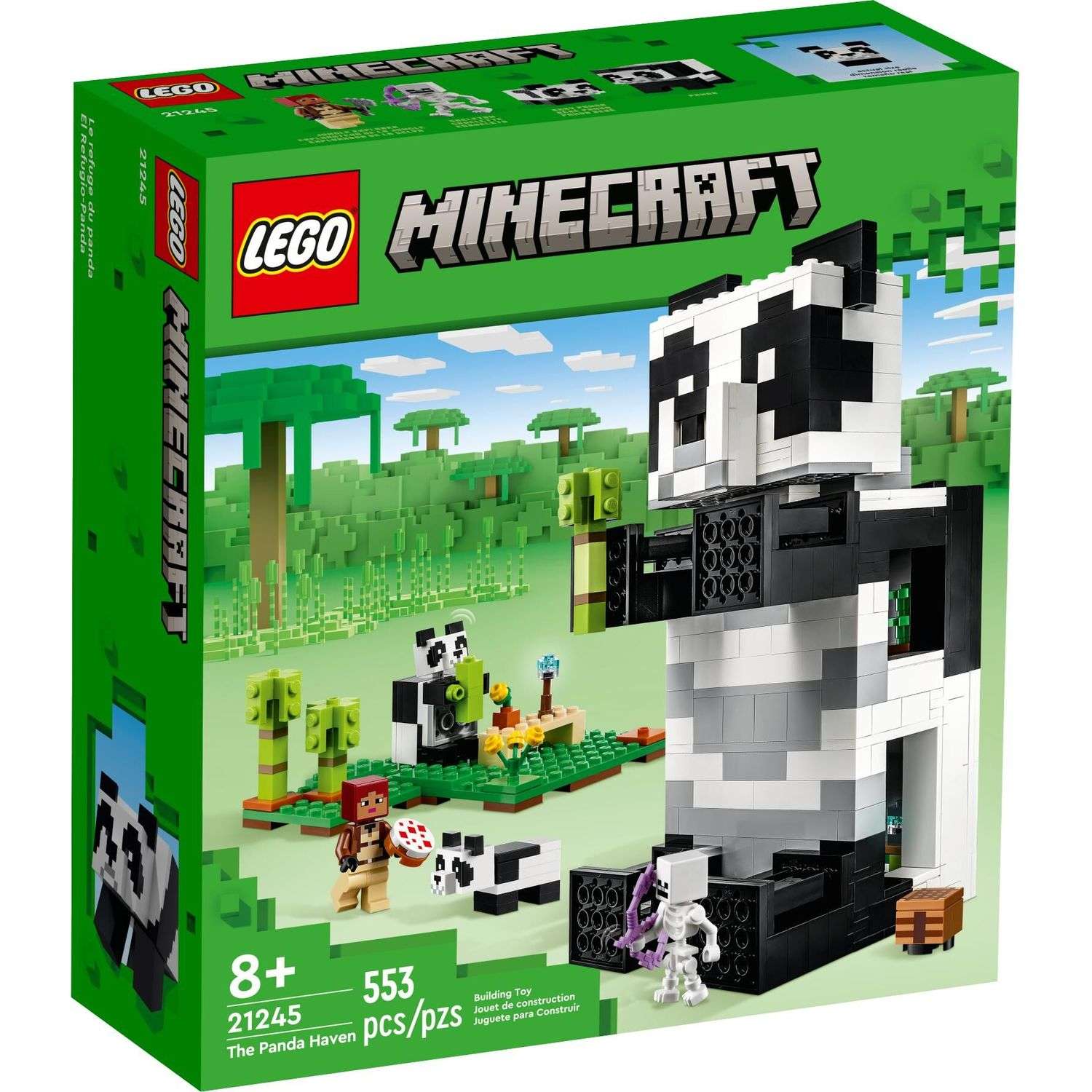 Конструктор LEGO Minecraft Дом панды 21245 - фото 1