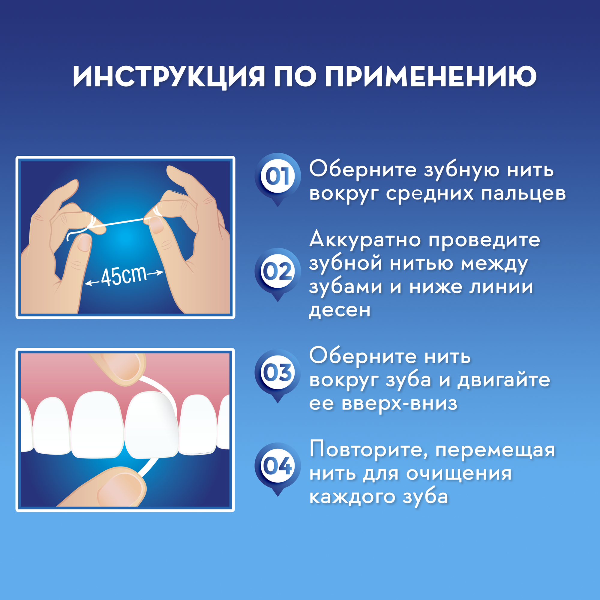 Зубная нить Oral-B Essential floss мята 50м - фото 7