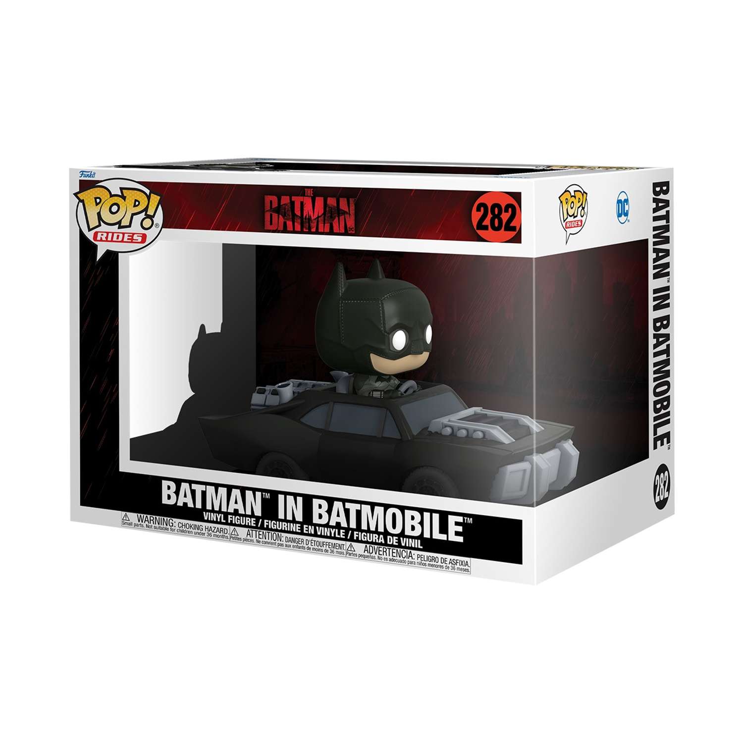Фигурка Funko POP! Rides The Batman Бэтмен в Бэтмобиле Batman in Batmobile из вселенной DC - фото 1
