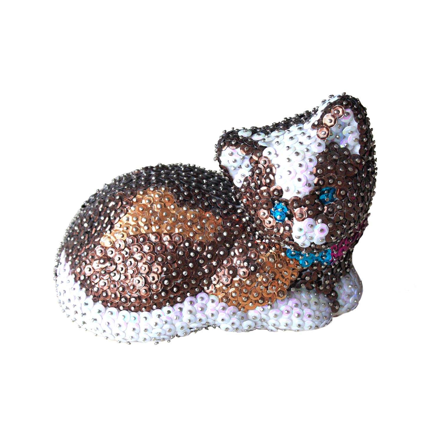 Мозаика из пайеток 3D Волшебная мастерская Кошка - фото 2