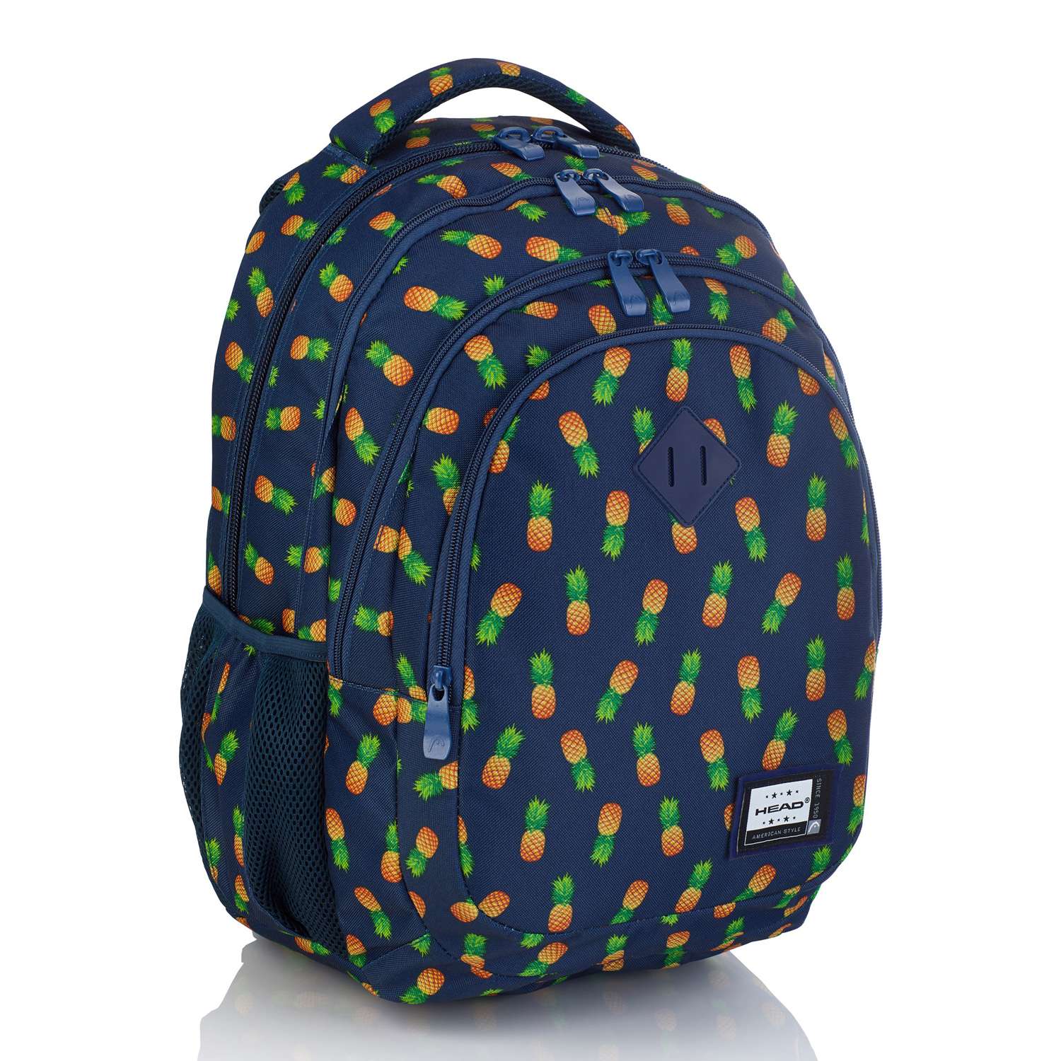 Рюкзак HEAD HD-252 цвет синий/зеленый/оранжевый - фото 1