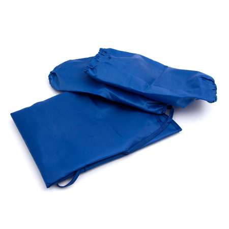 Фартук для рисования Lamark школьный с 2 карманами и нарукавниками водоотталкивающий 39 x 49 см синий