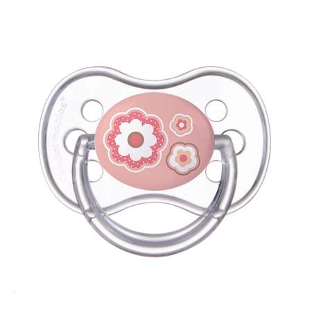 Пустышка Canpol Babies Newborn baby симметричная 6-18 мес Розовая