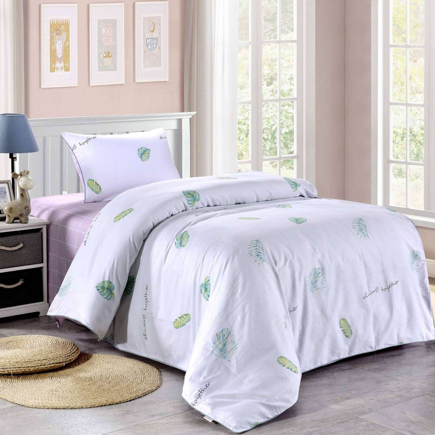 Комплект постельного белья Sofi de Marko 1.5 спальный Тайра розовая - фото 2