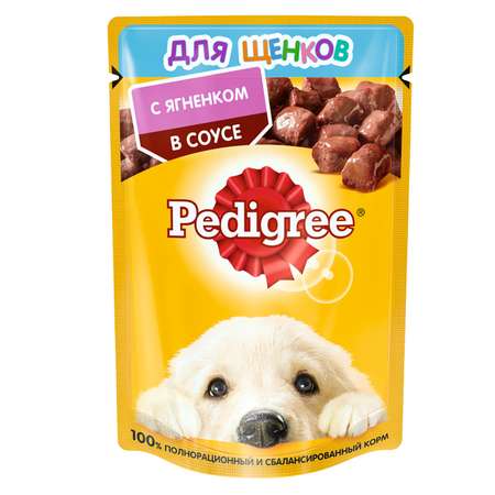 Корм для щенков Pedigree с ягненком пауч 85г